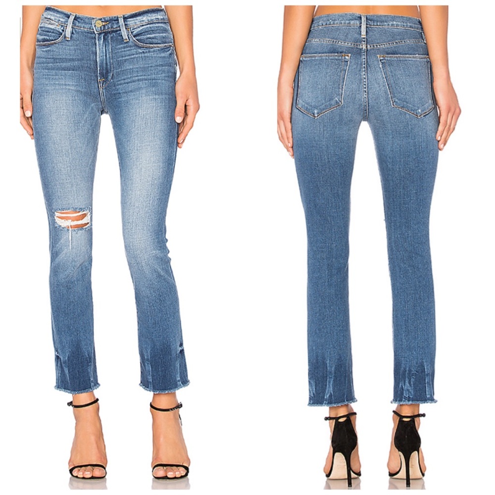 Frame Le High Straight Jeans - Merriweather 25